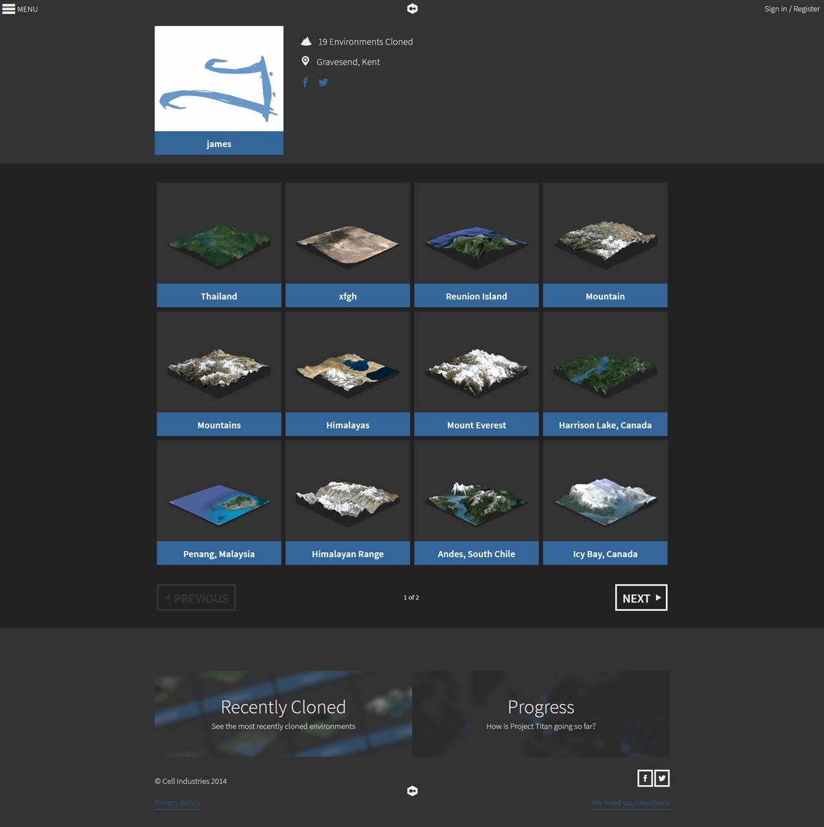 User profiles are also public and can be viewed by any visitor to the site.