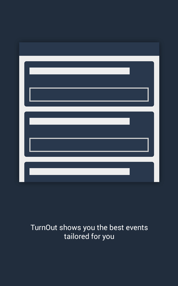 User onboarding displayed after first login (part 1 of 5).