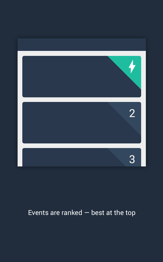 User onboarding displayed after first login (part 2 of 5).